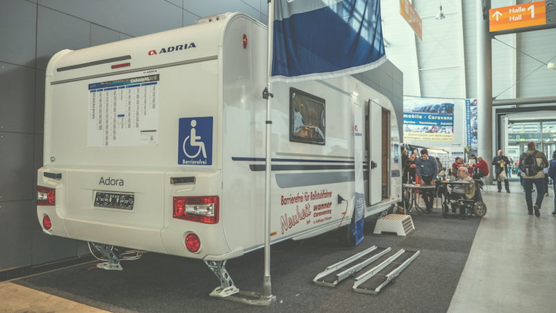 Barrierefreier Wohnwagen