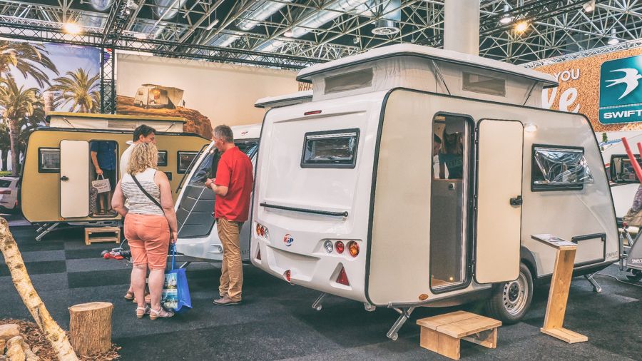 Halbzeit beim Caravan Salon - Impressionen