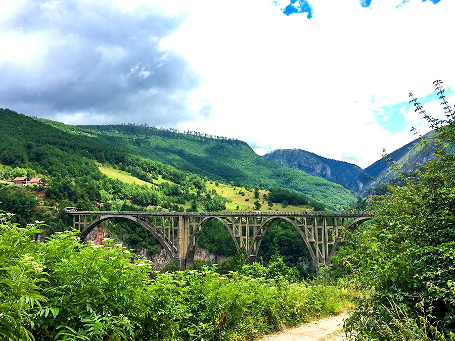 Camping Montenegro Tara Brücke