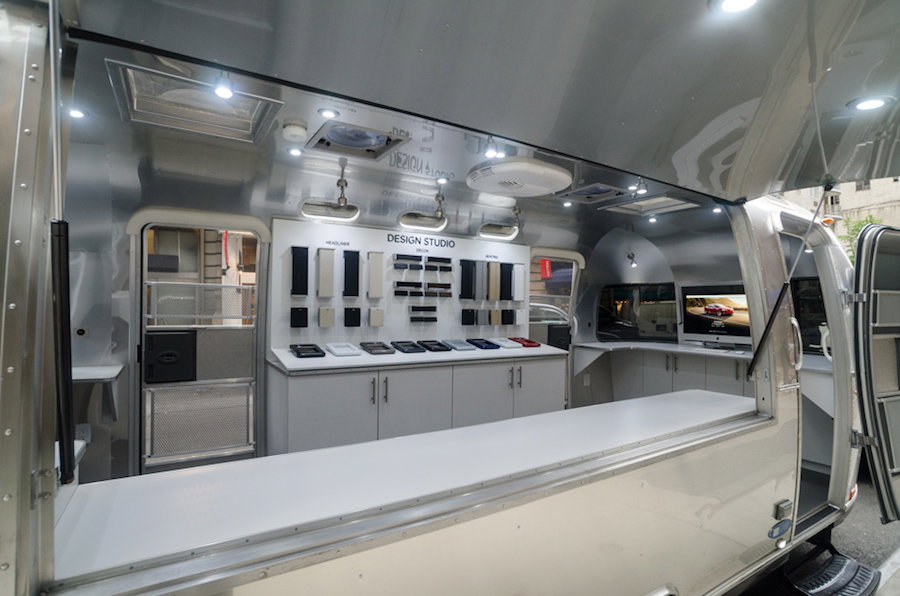 Tesla Airstream Mobile Design Studio