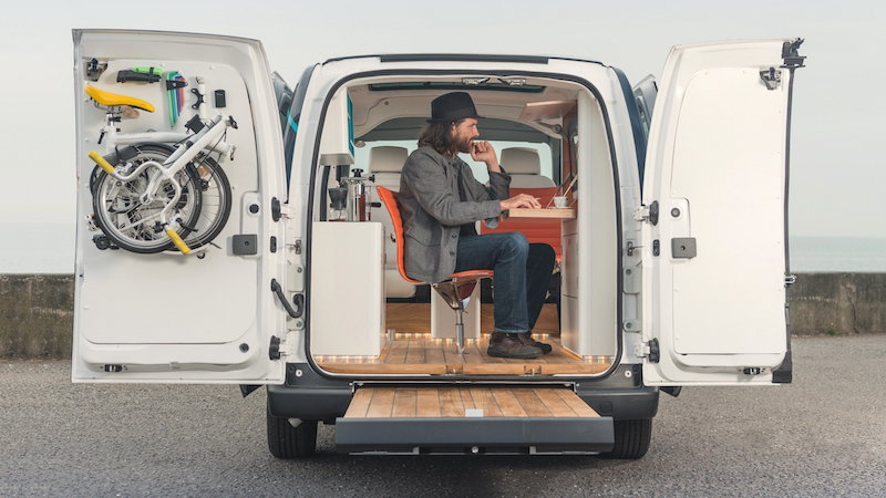 Nissan WORKSPACe: Das erste komplett elektrische Büro auf Rädern