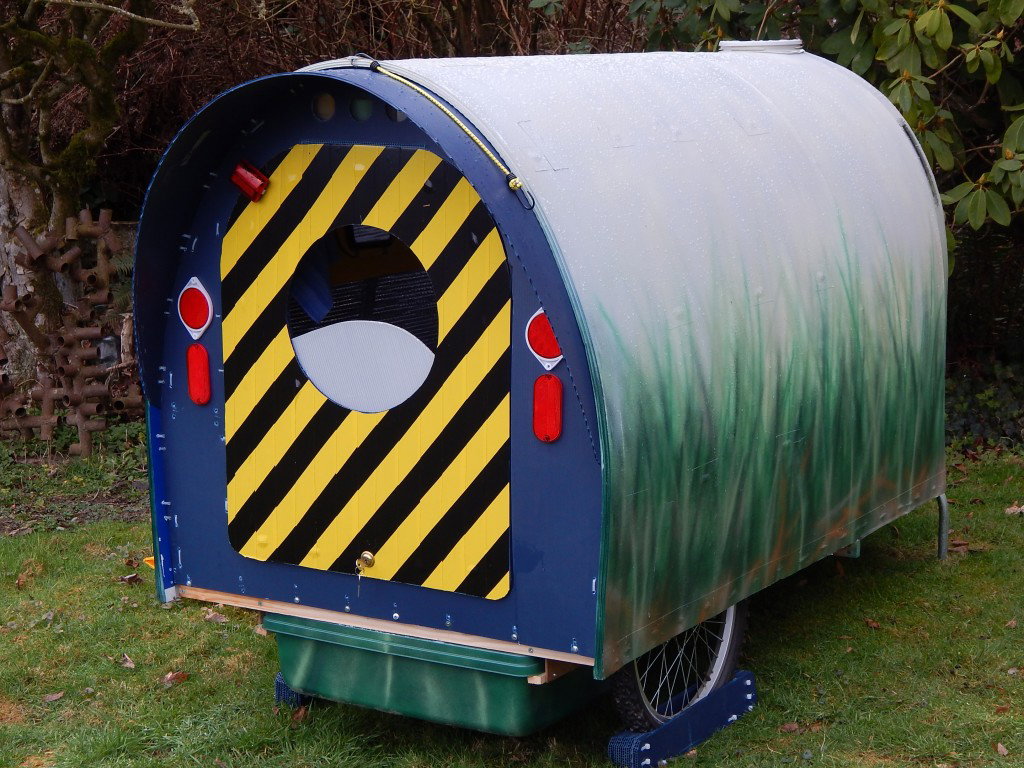 Micro Airstream Bike Camper (c) Paul Elkins