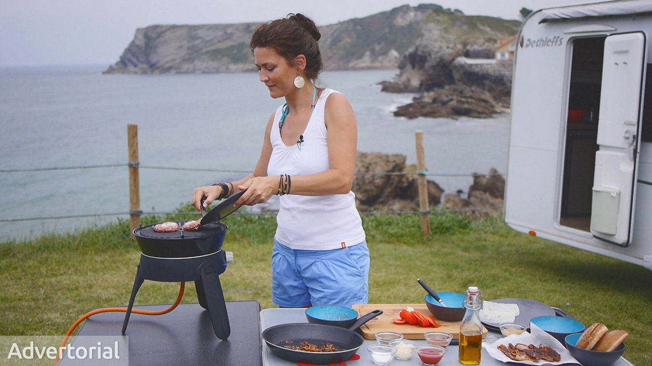 Rezept Burger Campinggrill Safari Chef
