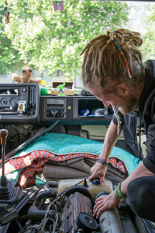 Die Pflege eines Campers