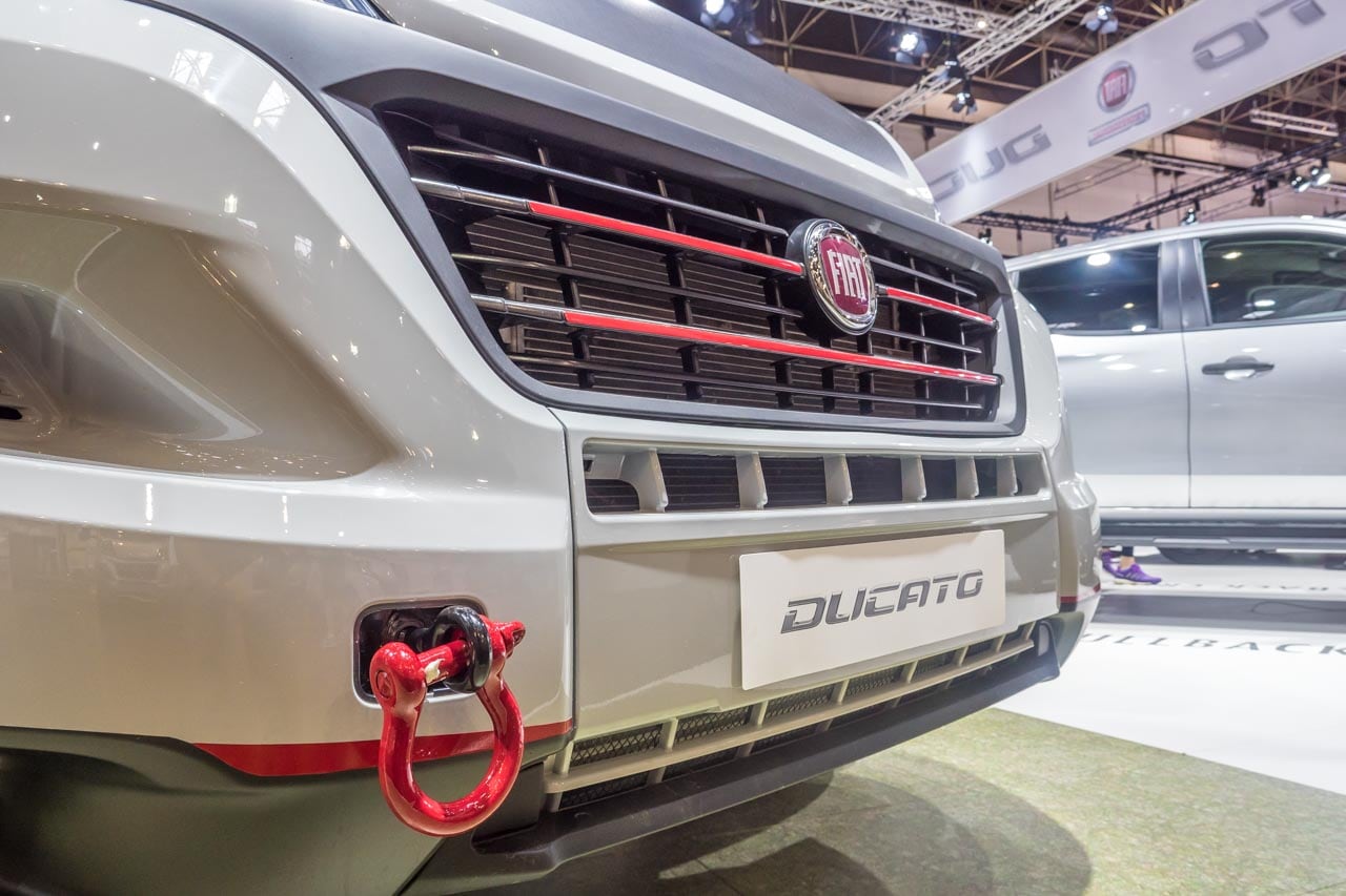 Ducato 4x4 Caravan Salon Düsseldorf 2017 Abschleppvorrichtung