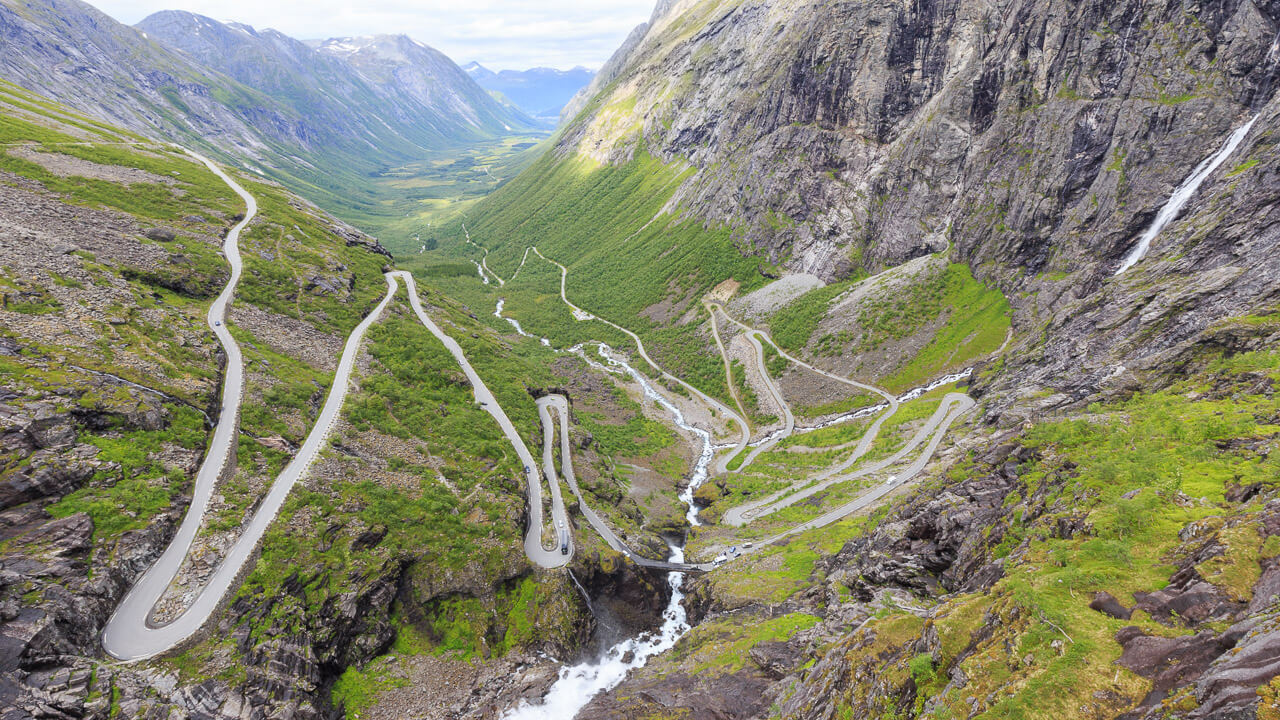 Der Trollstigen in Norwegen