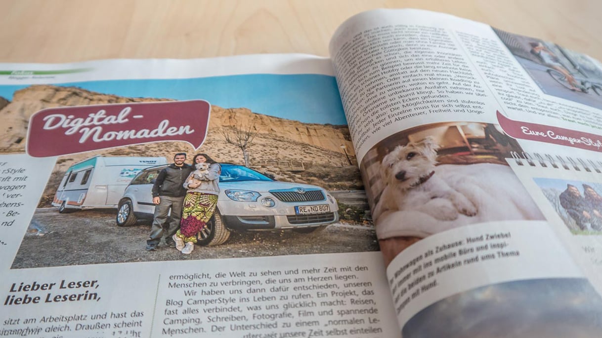 Ab sofort gibt es eine eigene CamperStyle-Kolumne im Magazin Camping, Cars & Caravans