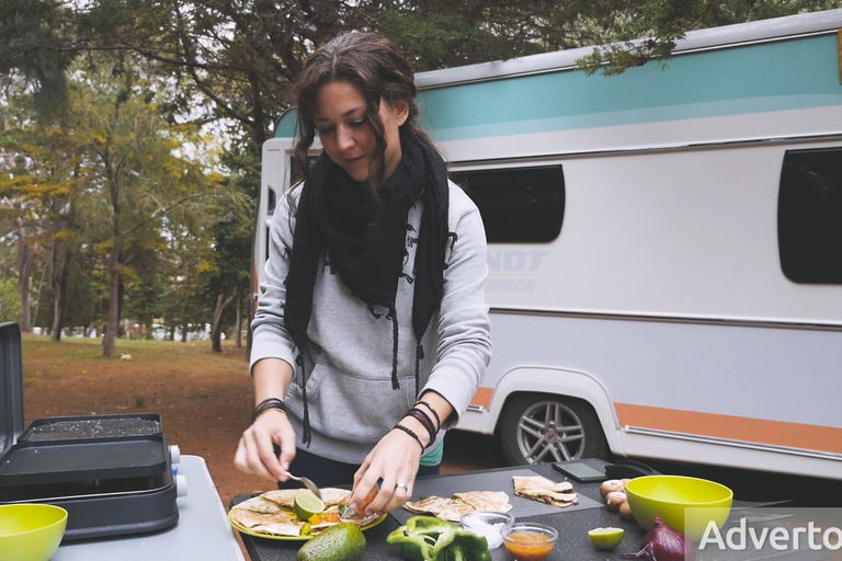 Rezepte für den Campinggrill: Quesadillas mit Zwiebeln, Pilzen und Paprika