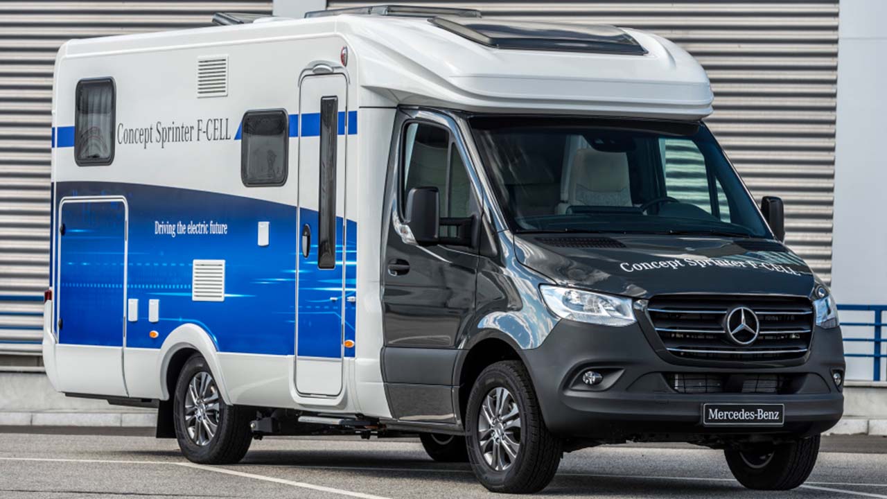 Der Wasserstoff-Camper von Mercedes