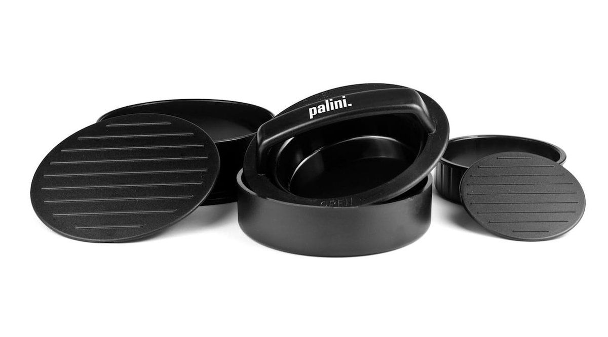 Eine Burgerpresse als praktisches Camping Gadget (c)L&P Onlinehandel
