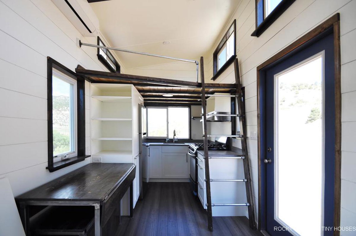 Der Schlafbereich für Gäste im Tiny House