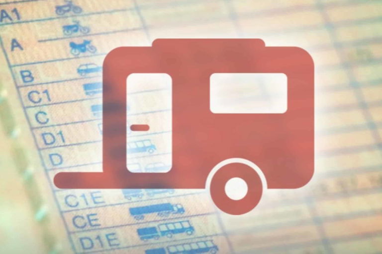 Permiso de conducir para caravanas y remolques