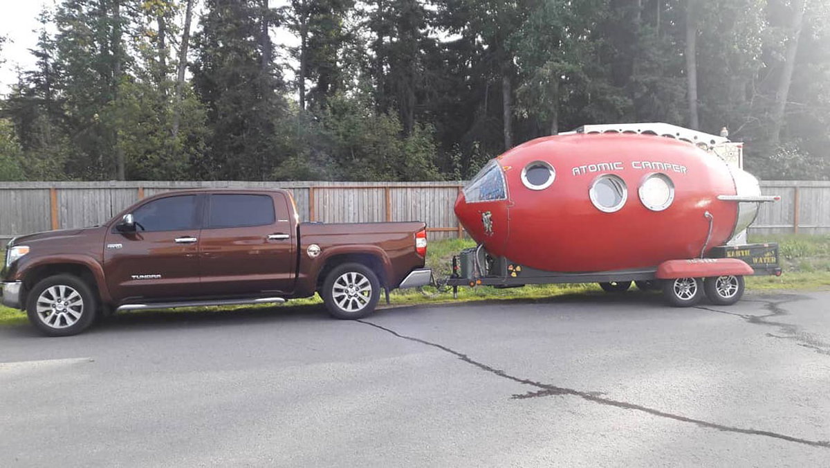 Der Atomic Camper auf Road Trip
