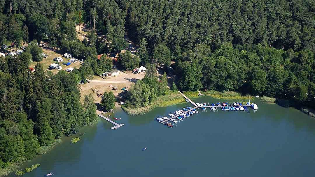 Camping am See in Deutschland auf dem Camping Havelberge