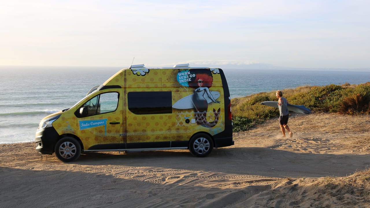 Camping und Surfen in Portugal