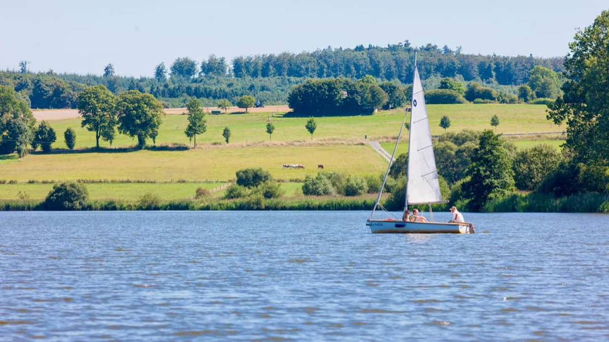 Wassersport am Nieder Mooser See in Deutschland