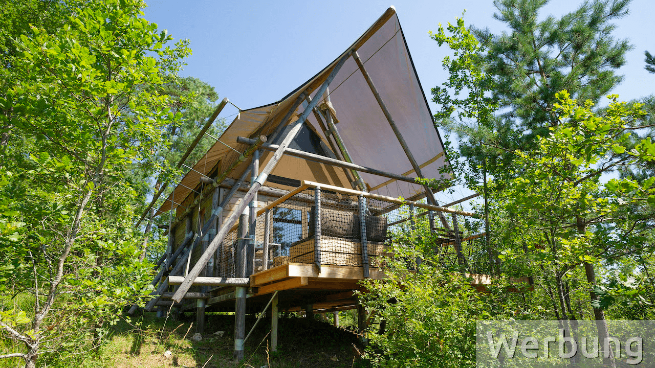 Glamping in Frankreich: Mietunterkünfte auf Huttopia Naturcampingplätzen