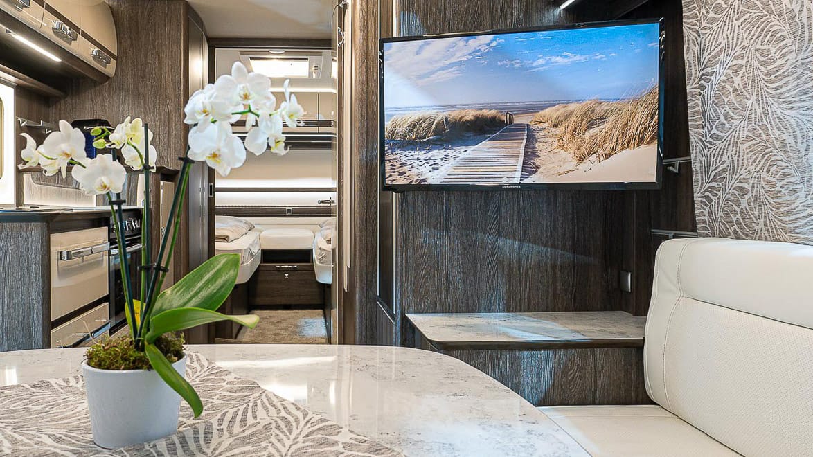 Camping Fernseher im Wohnmobil