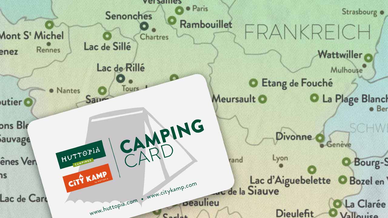 Campingkarte Huttopia 2022
