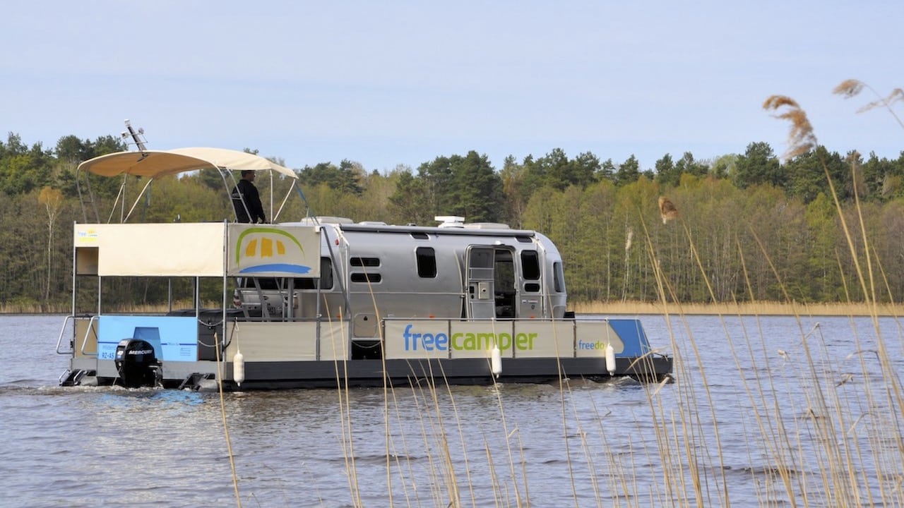 Camping auf dem Wasser mit Freecamper Armin Heun