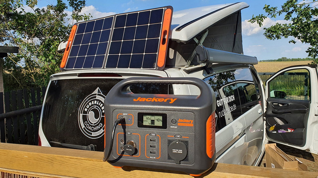 Powerstation beim Camping
