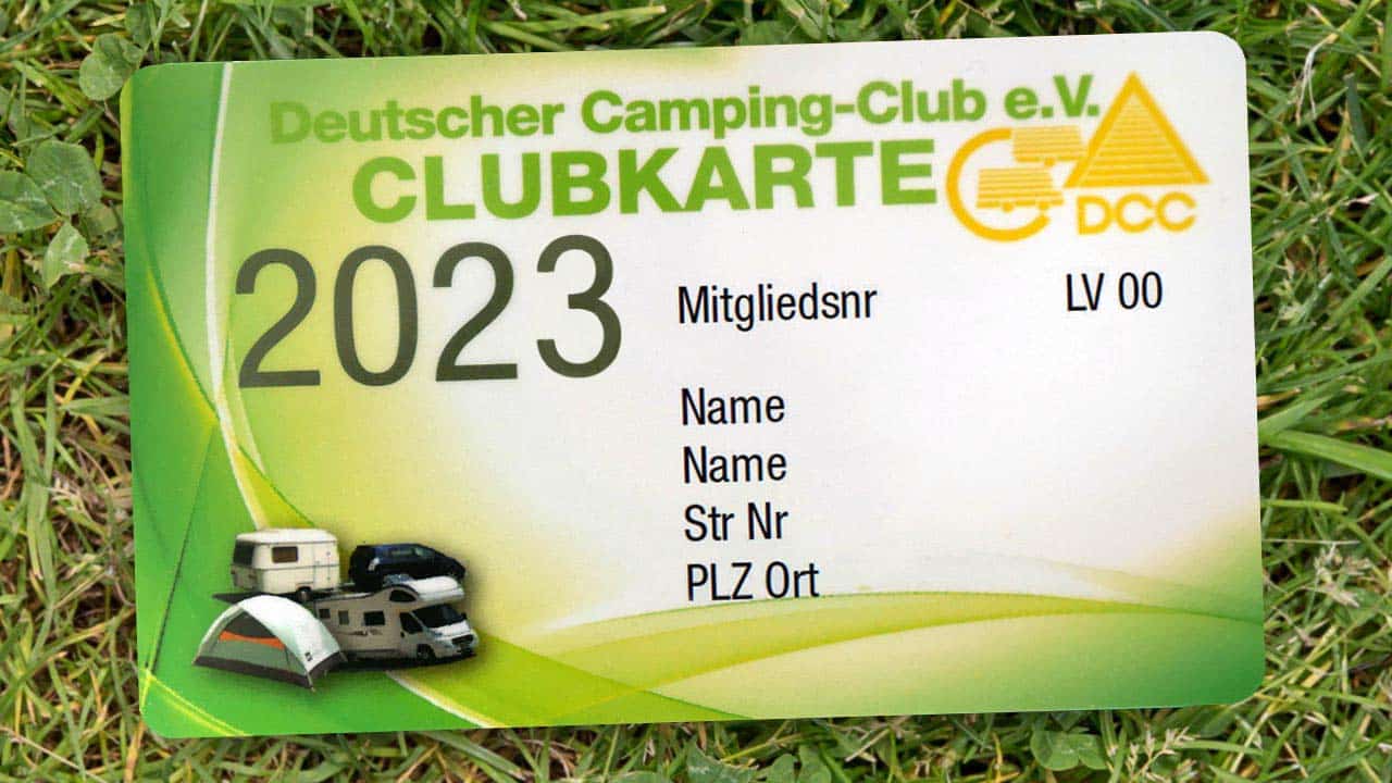 DCC Campingkarte 2023 für Rabatte auf Campingplätzen