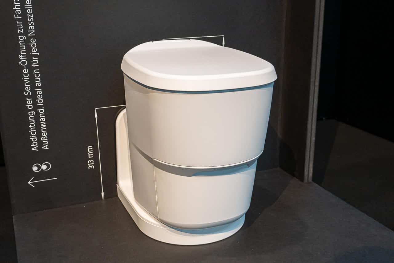 Clesana Campingtoilette mit Hygiene-Beutel