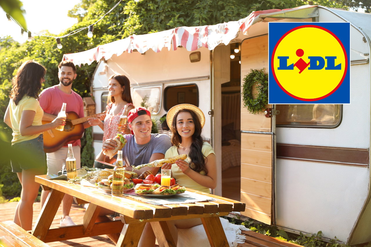 LIDL Camping Angebote Wohnwagen Freunde Festival