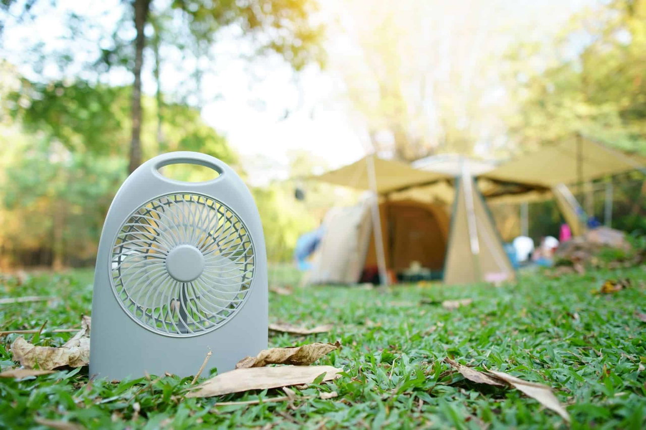 Mobiler Camping Ventilator