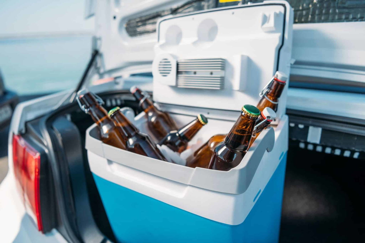 Kompressor Kühlbox im Auto