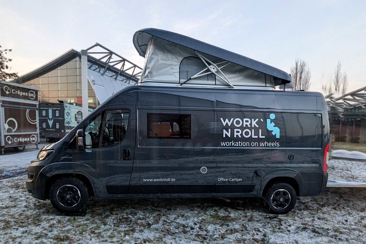 WorknRoll-Workation-Van Außenansicht