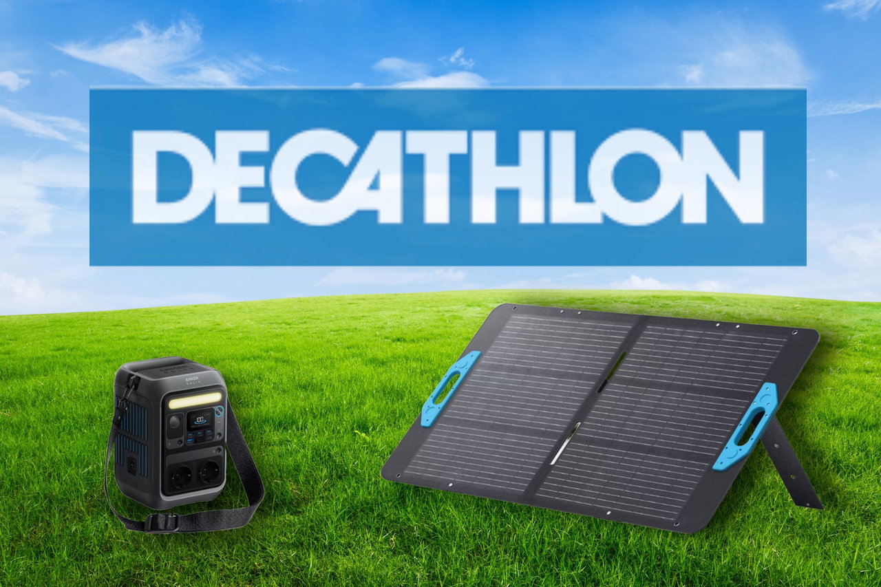 Anker Solix C300X AC mit 100W Solarpanel im Angebot bei Decathlon