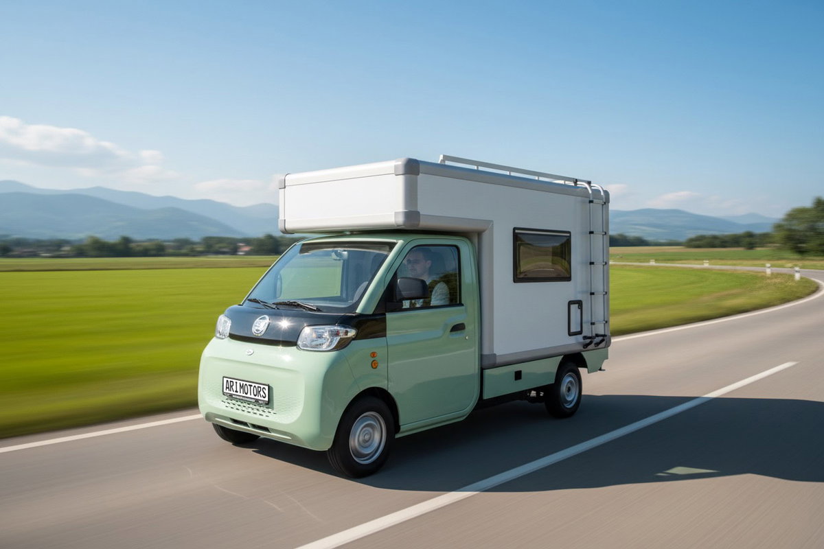 ARI 458 Pro Elektrotransporter als Campingmobil